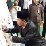 Plt Bupati Hadiri Hari Jadi Darma Karyadhika ke 74 di Rutan Kelas IIB Kotabumi