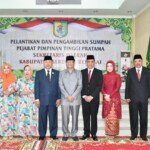 H. Soekirman Lantik HM. Faisal Hasrimy jadi Sekda Sergai