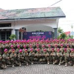 Prajurit Yonmarhanlan IV Gelar Upacara HUT ke-74 Korps Marinir