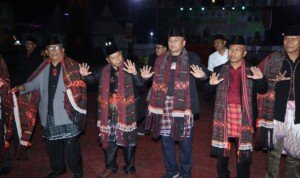 Tarian Tortor Sambut Bupati Asahan di PSBD 2019