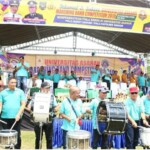 Bupati Buka Marching Band Competition 2019 di Lapangan Universitas Asahan