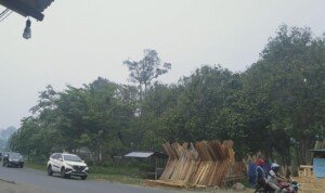 Kabupaten Muara Enim Kembali Diselimuti Kabut Asap Pekat