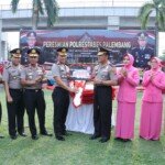Kapolda Sumsel Resmikan Pergantian Status Polrestabes Palembang