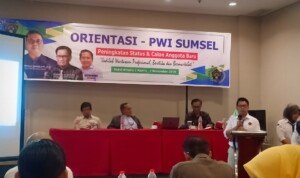 Puluhan Jurnalis Ikuti Orientasi Calon Anggota PWI Sumsel