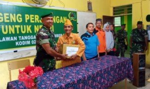 Peringati Hari Pahlawan, Danramil 07/PB Ajak Pelajar Cinta Tanah Air