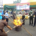 Kejari Batanghari Musnahkan Barang Bukti Kedua Kalinya Selama Tahun 2019