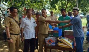 Bupati Banyuasin Salurkan Bantuan Korban yang Dimangsa Buaya Liar