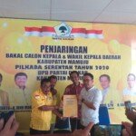 Golkar Jadi Partai Pengusung Terakhir yang Didaftarkan Sutinah