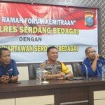 Kapolres Sergai Gelar ‘Temu Ramah’ Dengan Wartawan