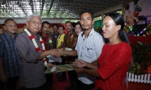 Bupati Asahan Hadiri Perayaan Natal Oikumene di Bandar Pasir Mandoge