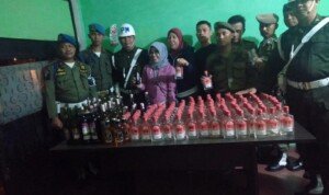 Ratusan Miras di Kabupaten Lahat Disita Jelang Pergantian Tahun 2019