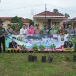 Polres Tulang Bawang dan Jajaran Tanam 5 Ribu Pohon