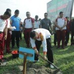 ‘Peduli Lingkungan’ Polres Asahan Tanam 200 Pohon