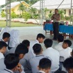 Sat Binmas Polres Tulang Bawang Sosialisasi ke SMA N I Banjar Agung