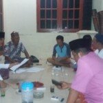 Panitia Gelar Rapat Pemantapan Jelang Zikir Akbar di Desa Sekar Biru
