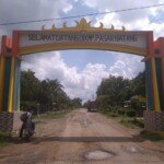 ‘Kampung Pasar Batang’ Dipercantik Adanya Gapura