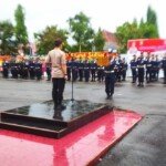 Kapolres Lahat Pimpin Upacara HUT ke-39 Satpam Tahun 2019