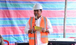 Bupati Banyuasin Launching Pembangunan Jalan Trans Pulau Rimau