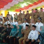 Wabup Shodik Lantik 6 Kades di Kecamatan Teluk Gelam