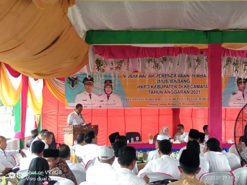 Sekda Batanghari Hadiri Musrenbang Kecamatan MSU 2020