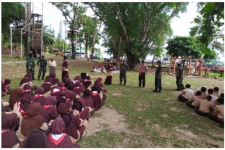 SMP IT AS Sakinah Kunjungi Mako Lantamal IV Tanjungpinang