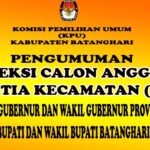 Seleksi Calon Anggota PPK Pilgub Jambi dan Pilbup Batanghari Tahun 2020, Ini Syaratnya