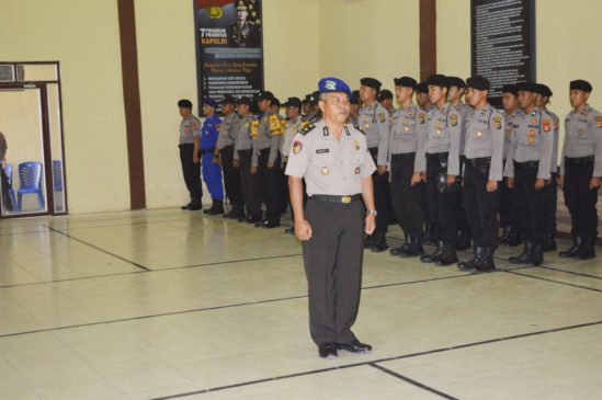 Kapolres Tulang Bawang Naikkan Pangkat Kasat Polairud