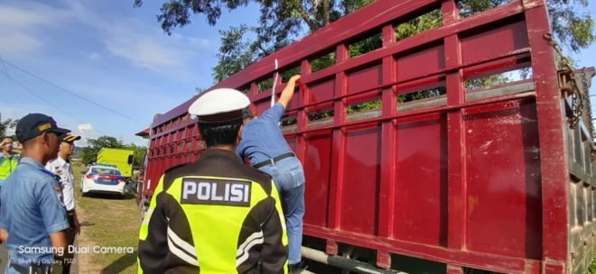 Dishub dan Satlantas Mulai Tertibkan Truk Odol