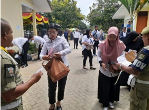 Pengawasan Ujian CPNS di Asahan Berlangsung Ketat