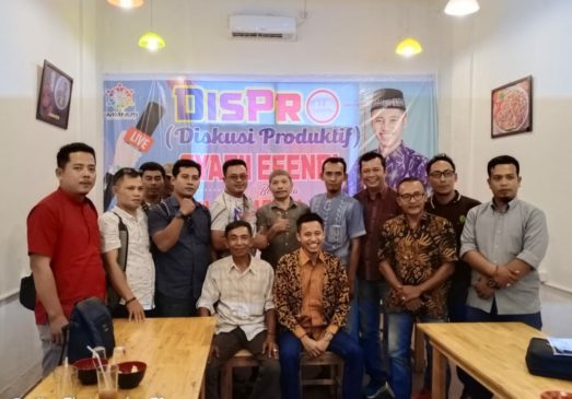 Bacalon Bupati Sergai Kenalkan Diri dengan Awak Media
