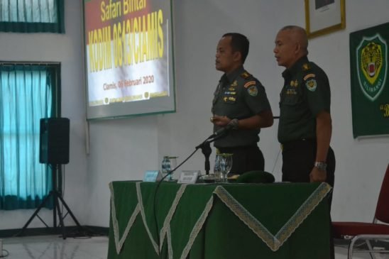 Safari Bintaldam III/Siliwangi Di Wilayah Kodim 0613/Ciamis