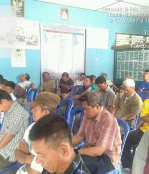 Pemdes Dan BPD Talang Ipuh Gelar Raker Tahun 2020