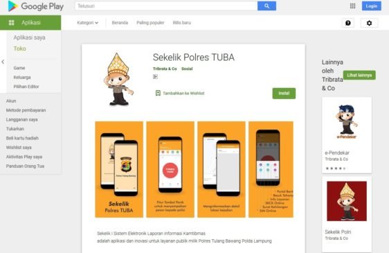 Polres Tulang Bawang Luncurkan Aplikasi ‘Sekelik Polres TUBA’