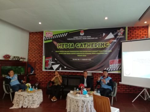 Pererat Silaturami, KPU PALI Gelar Media Gathering