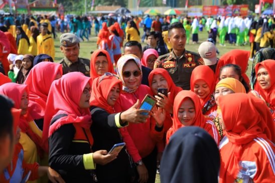 Bupati Tulang Bawang Kunker di Kecamatan Penawartama