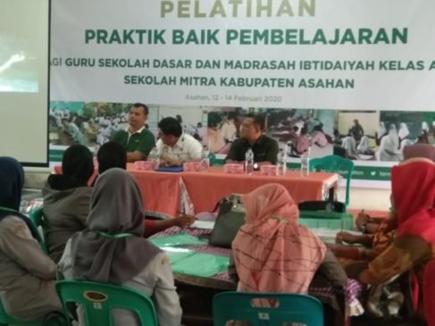 Kadisdik Asahan Buka Acara Pelatihan Praktik Pembelajaran Guru SD dan MI