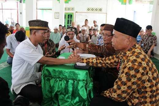 Pernikahan Sakral Napi di Masjid Lapas Kelas II A Banyuasin
