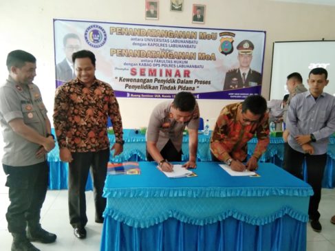 Universitas Labuhanbatu Tandatangani MoU dan MoA dengan Polres Labuhanbatu