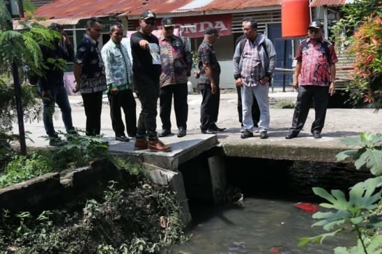 Sumber Luapan Banjir, Plt Wako Medan Tinjau Parit Bengkel Pulo Brayan