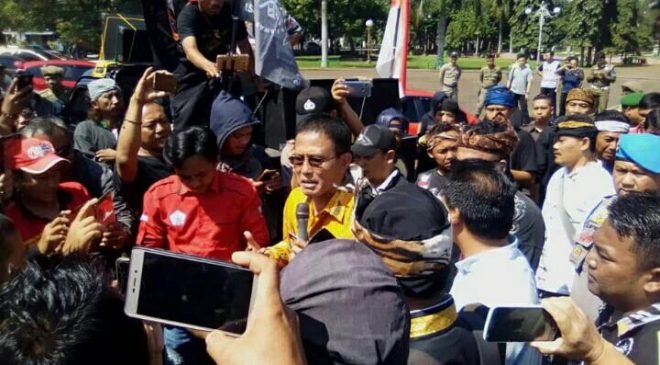 Ratusan Massa di Ciamis Ancam Polisikan Budayawan Betawi Ridwan Saidi