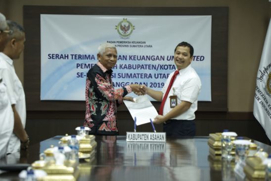 Pemkab Asahan Serahkan LKPD 2019 Kepada BPKP Sumut