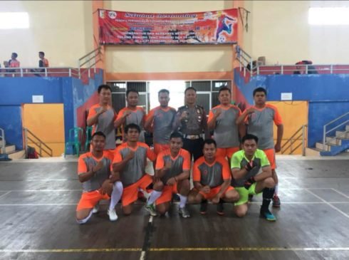 Polres Tulang Bawang ‘Sabet’ Juara Pertama Turnamen Futsal