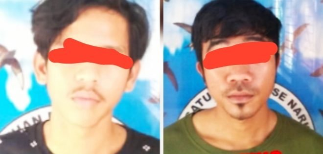 Team Walet Polres Lahat Ciduk Dua Pemuja Daun Setan