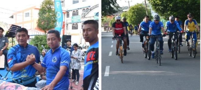 Gowes Sepeda Bersama Semarakan HUT Ke-74 POMAL