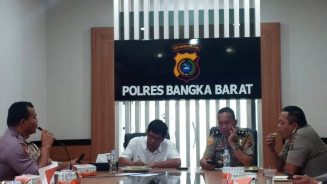 Tim Puslitbang Polri Gelar Penelitian Kepercayaan Masyarakat di Polres Bangka Barat
