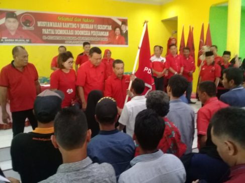 26 Pimpinan Ranting PAC PDIP se- Kecamatan Perbaungan Dilantik