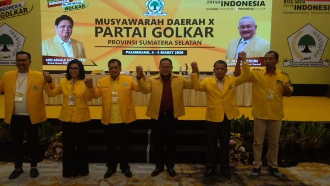 Ikuti Jejak Sang Ayah, Bupati Muba Pimpin DPD I Partai Golkar Sumsel