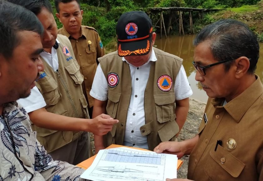 BNPB Pantau Perencanaan Pembangunan Jembatan Penghubung di Batanghari