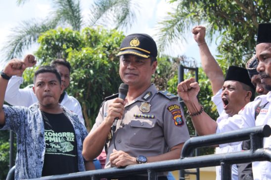Polres Sergai Tampung Aspirasi Aliansi Nelayan Tradisional