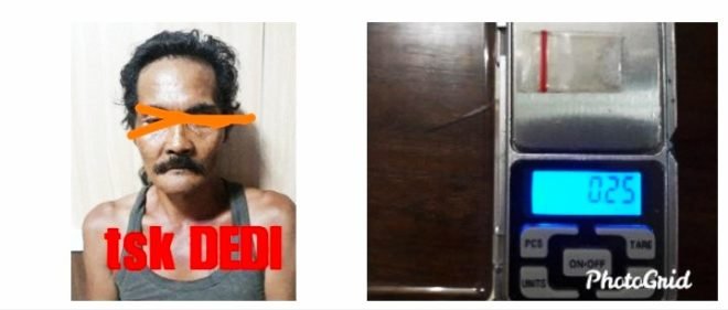 Kurir Sabu Diamankan Anggota Polres Lahat